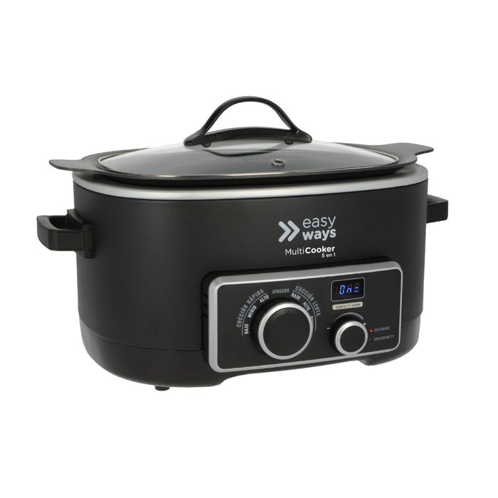 Olla de Cocción MultiCooker 5 en 1, 5.5 L EasyWays