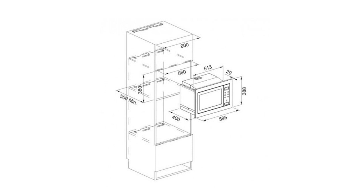 Microondas FSM 25 MW XS Franke