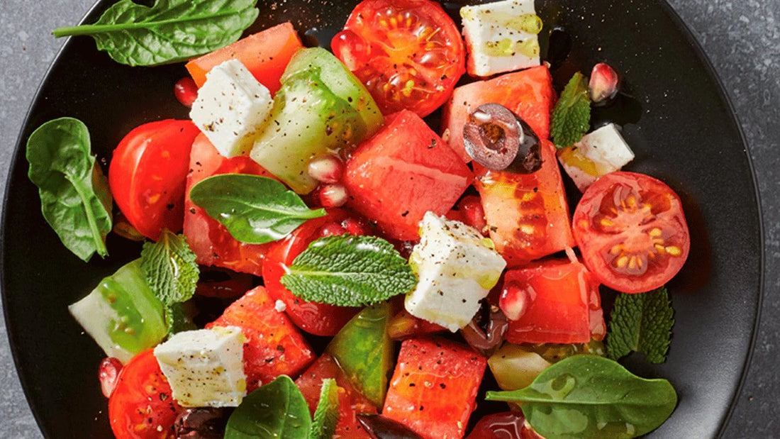 Ensalada de Sandía y Queso Feta