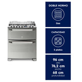 Cocina Experience Doble Horno y Timer Digital Electrolux