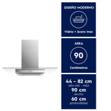 Campana Cocina Pared Decorativa Inox Electrolux