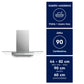 Campana Cocina Pared Decorativa CEVX Inox Electrolux