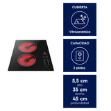 Encimera Modular Vitrocerámica  VE3ST Electrolux