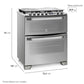 Cocina Experience Doble Horno y Timer Digital Electrolux