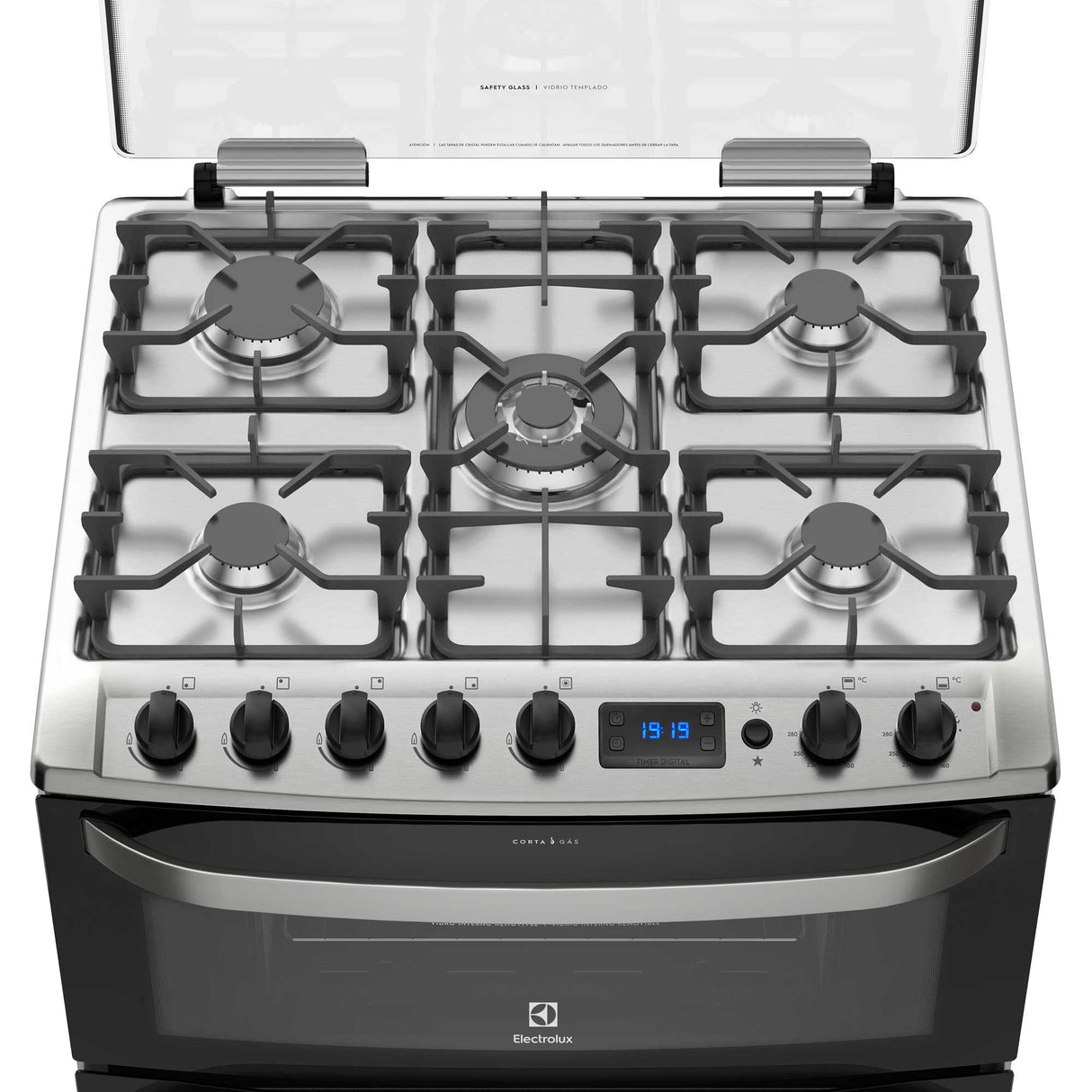 Cocina Experience Doble Horno y Timer Digital Electrolux