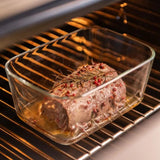 Contenedor Hermético de Vidrio Fresh Lock Blanco OU