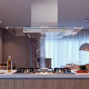 Campana Decorativa Isla LED CE9IX Inox Electrolux