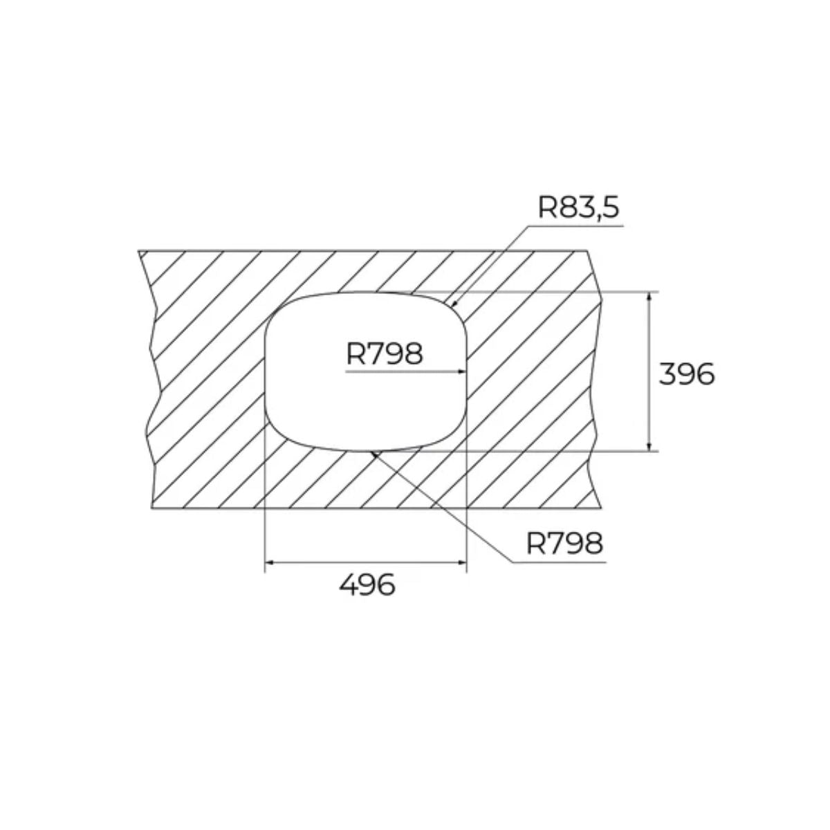 Lavaplatos Bajo Cubierta BE 50.40 1B Inox Teka