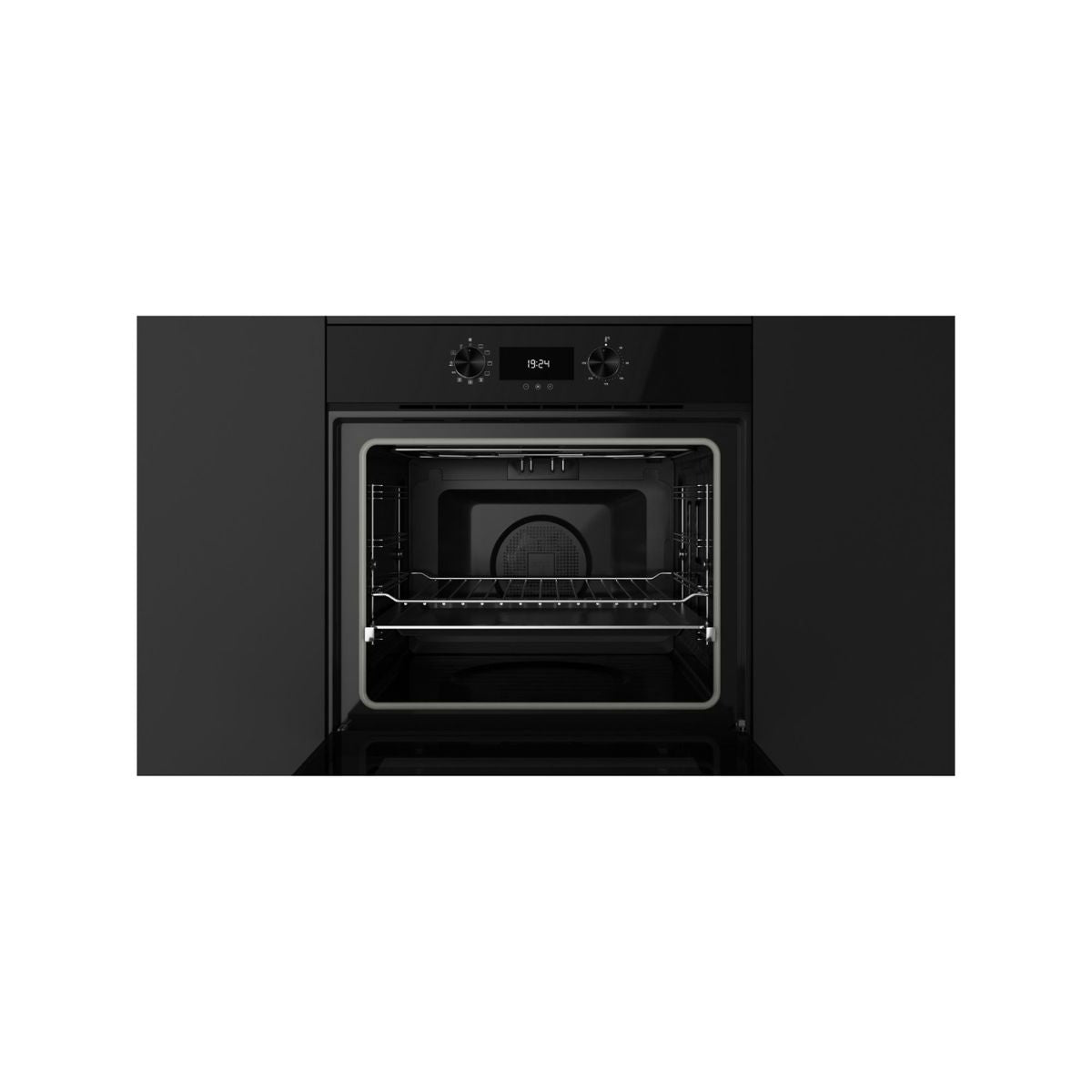 Horno Empotrable 70L HLB 8400 FBK HydroClean Full Black Teka