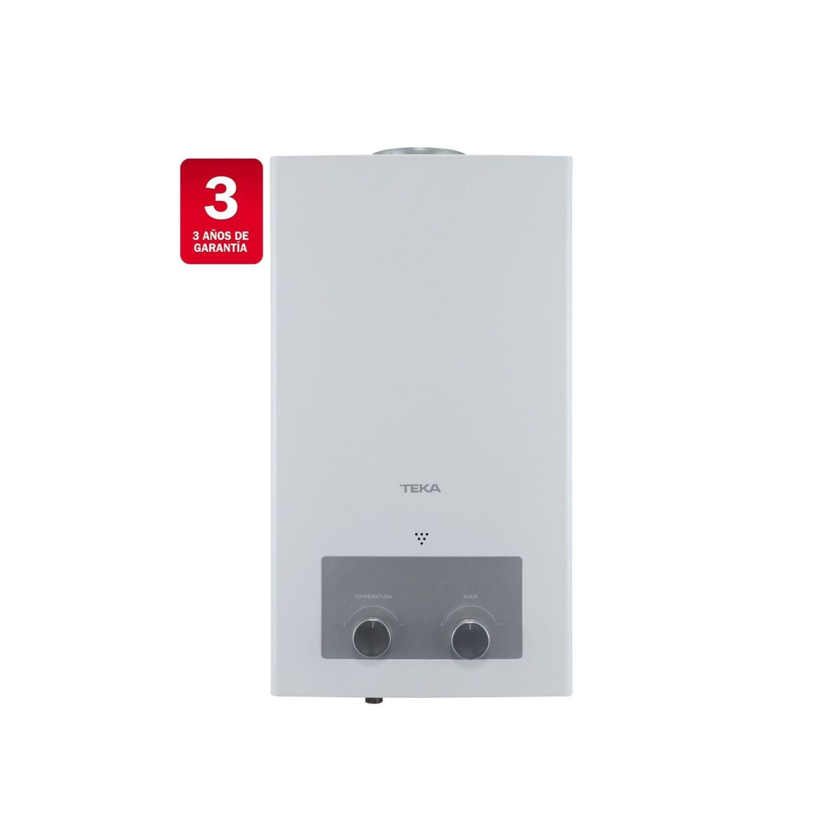 Calefont Gas Licuado 7 / 10 Litros Tiro Natural Multisafe Serie GL CGTN Teka