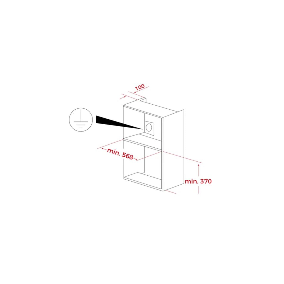 Microondas Integrable con Grill ML 8220 BIS L FBK 22 L Teka