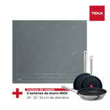 Encimera Inducción IZC-64630 ST MST Teka + Juego de Sartenes (Gratis)