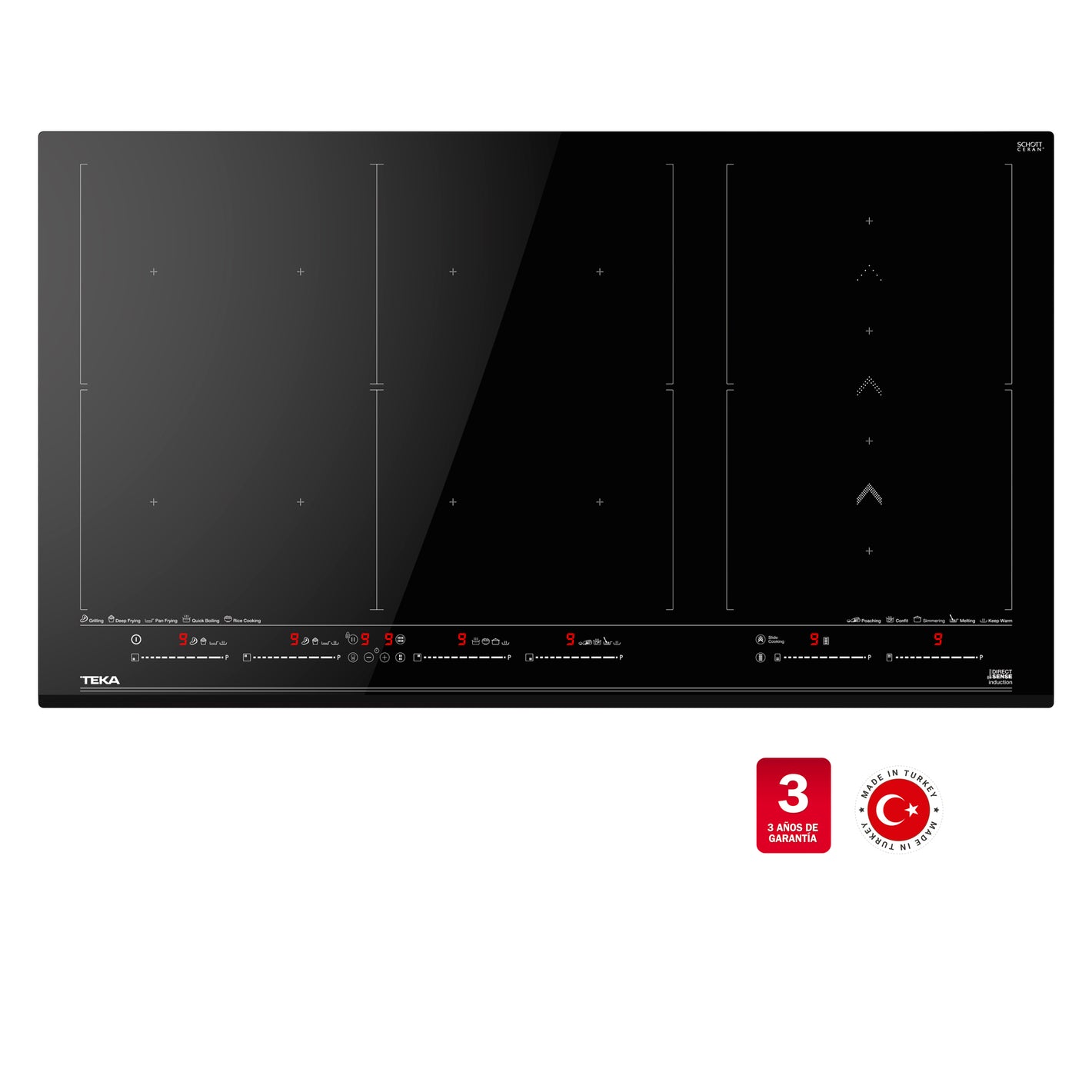 Encimera INDUCCIÓN IZF 99700 BK MST Teka