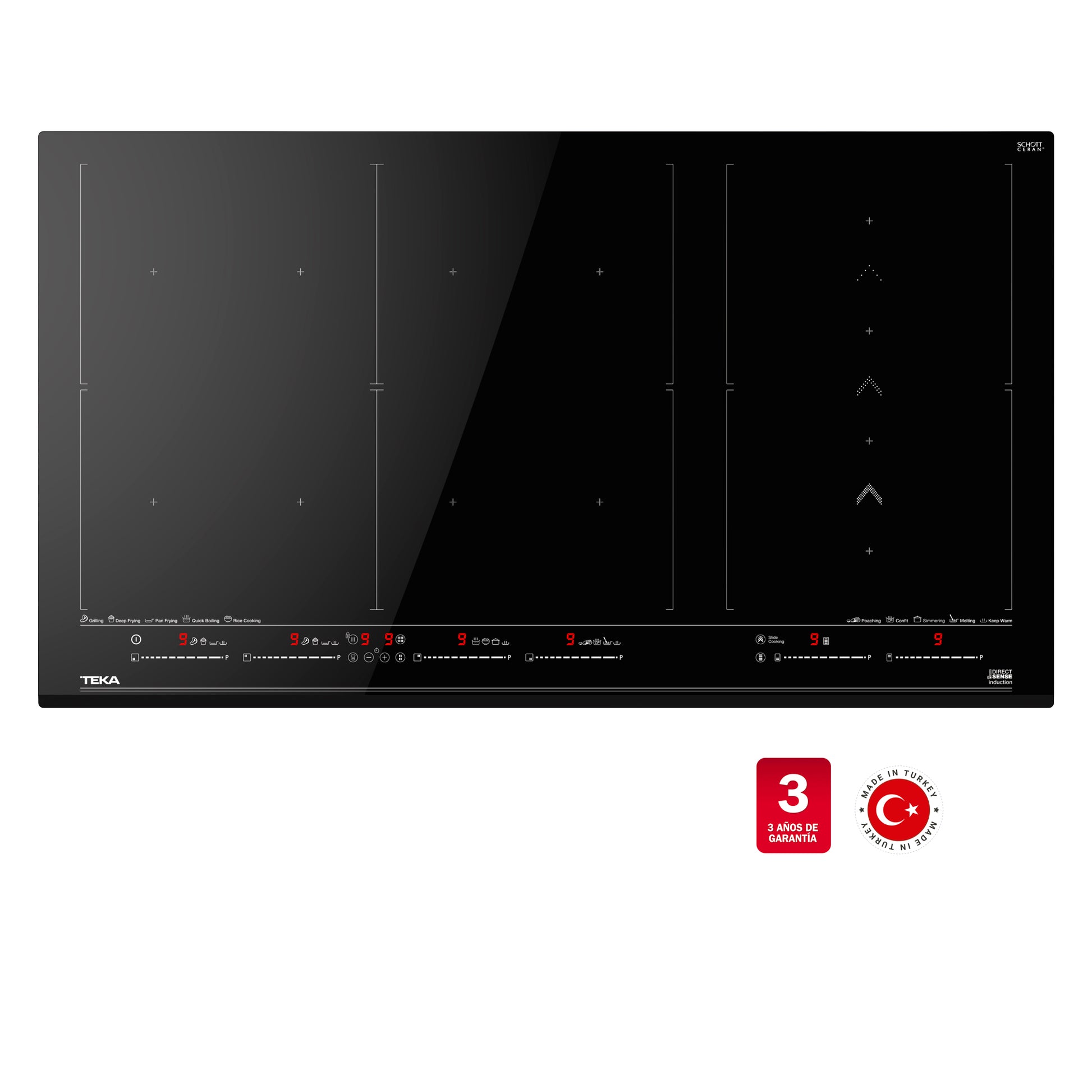 Encimera INDUCCIÓN IZF 99700 BK MST Teka