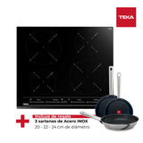 Encimera Inducción IZC 64320 BK MSP Negra Teka + Juego de Sartenes (Gratis)