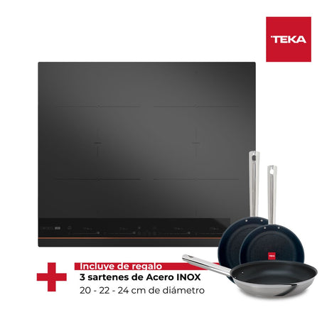 Encimera de Induccion IBF 64 G1 Infinity Teka + Juego de Sartenes