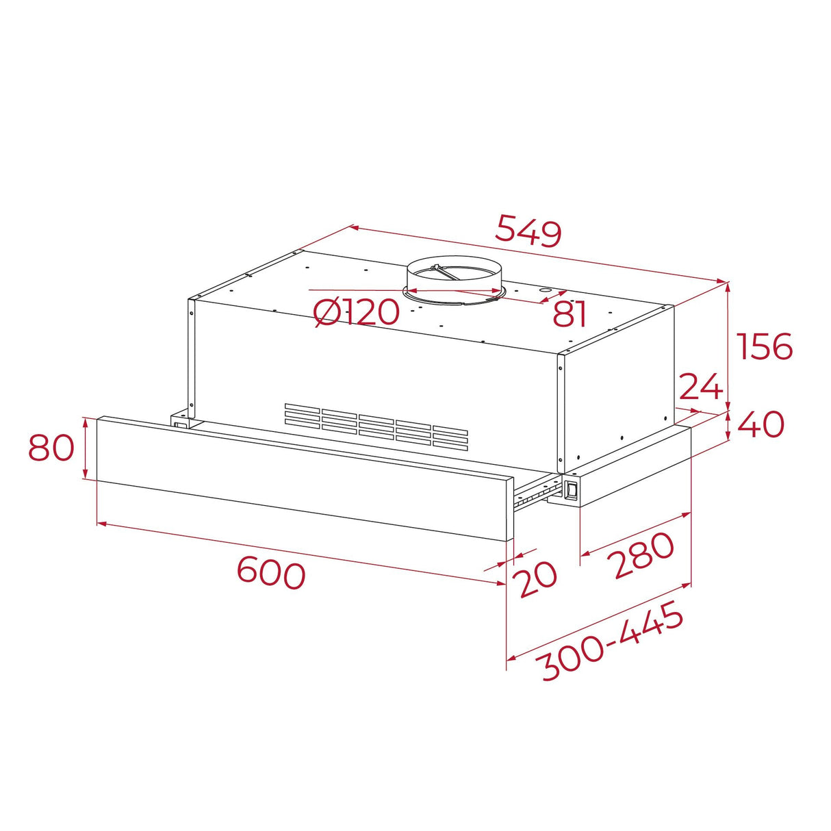 Campana PLR-6320 MCS IX Inox - Teka