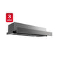 Campana Extraíble PLR‑9320 MCS IX Inox 90 cm Teka