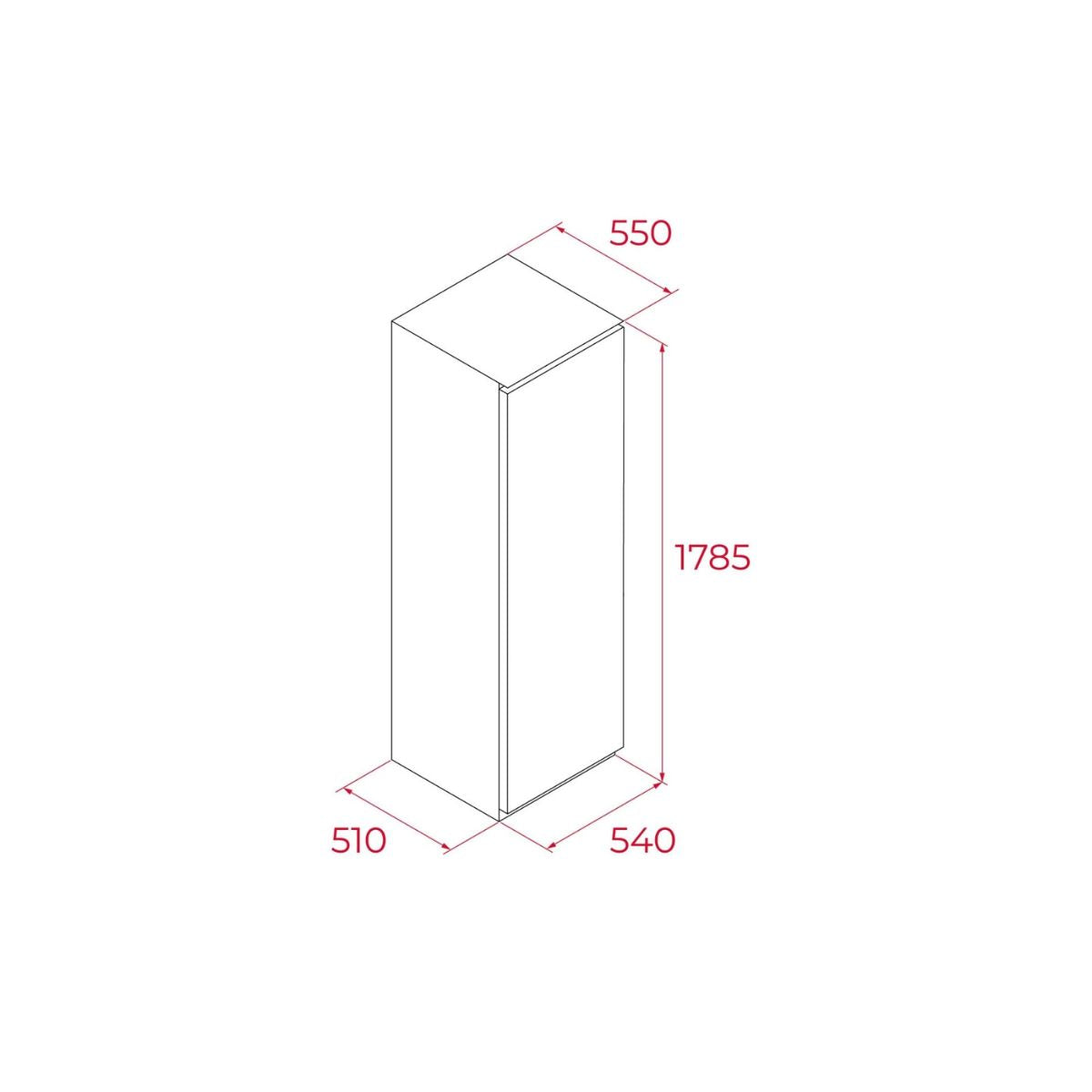 Freezer Integrable RSF-73385 FI EU 212 L Teka