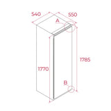Freezer Integrable RSF-73385 FI EU 212 L Teka