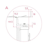 Freezer Integrable RSF-73385 FI EU 212 L Teka
