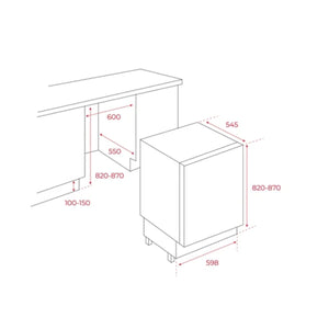 Mini Freezer Integrable RSF 41160 BU Teka