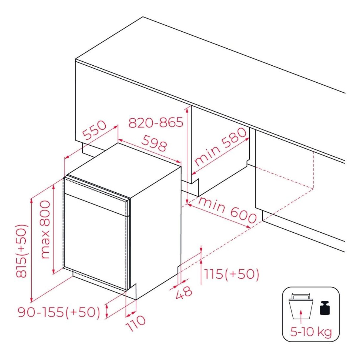 Lavavajillas Integrable DFI 76960 14C Teka
