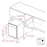 Lavavajillas Integrable DFI 76960 14C Teka
