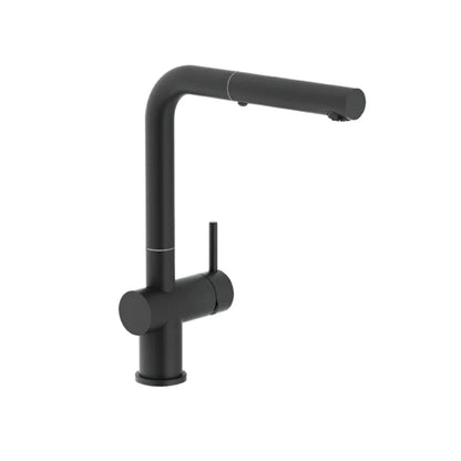 Grifería Active Plus Caño Extraíble Negro Franke