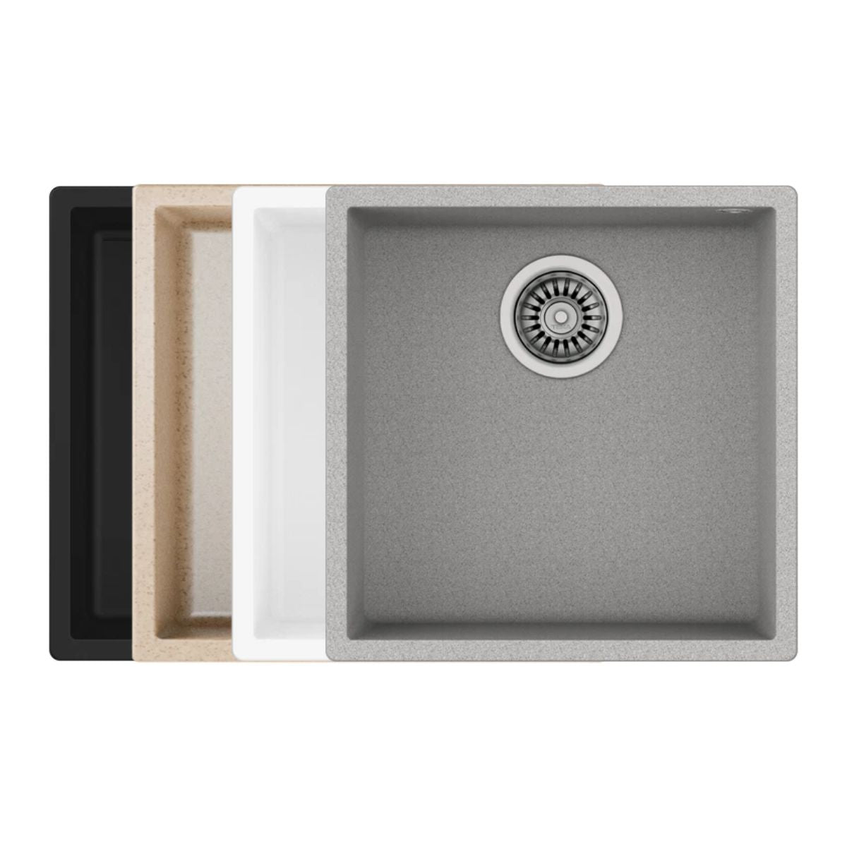 Lavaplatos Square 40.40 TG Granito Teka