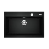 Lavaplatos Empotrable 79 x 51 cm Tegranite NOVA 80 WS-TG Black Teka