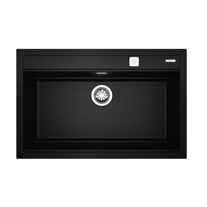 Lavaplatos Empotrable 79 x 51 cm Tegranite NOVA 80 WS-TG Black Teka