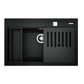 Lavaplatos Empotrable 79 x 51 cm Tegranite NOVA 80 WS-TG Black Teka