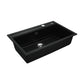 Lavaplatos Empotrable 79 x 51 cm Tegranite NOVA 80 WS-TG Black Teka
