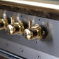 Cocina 5Q Dolcevita Acciaio Satinato con Horno Eléctrico 94 L 90 cm Lofra