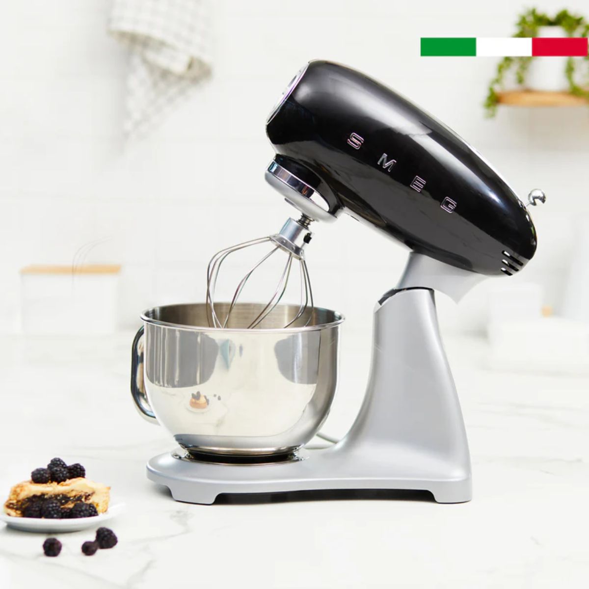 Batidora Stand Mixer 800 W SMF02PGEU Retro Smeg