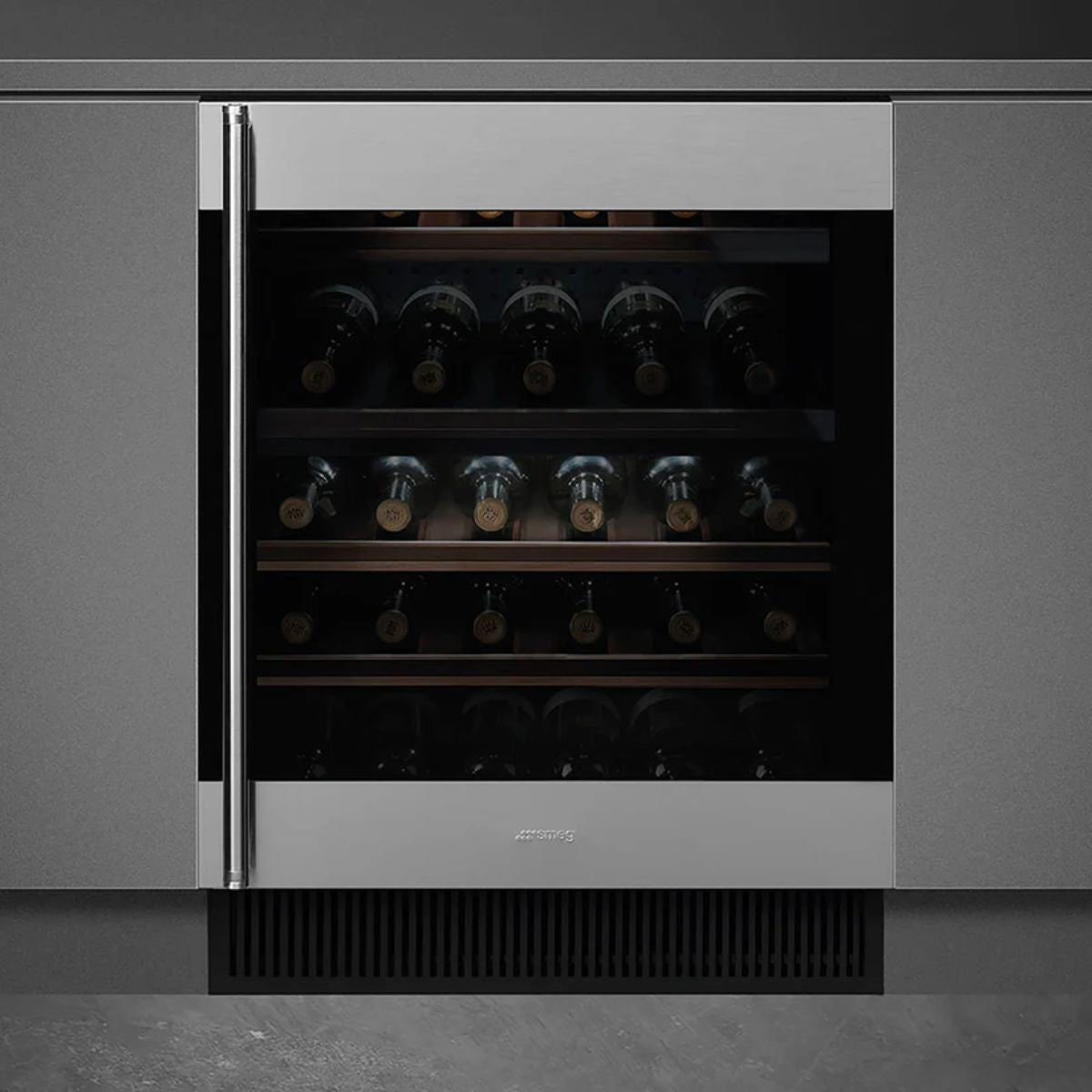 Vinoteca Integrable CVI338RX3 38 Botellas Inox Smeg