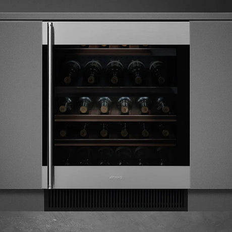 Vinoteca Integrable CVI338RX3 38 Botellas Inox Smeg