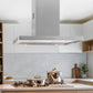 Campana Decorativa Isla 90 cm KI90XE Acero Inox Smeg