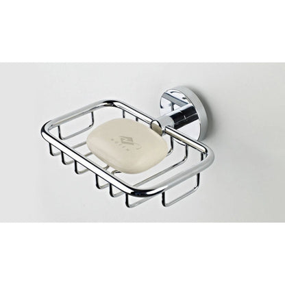 Jabonera Rejilla Alaior 16x12 cm Cromada Teka