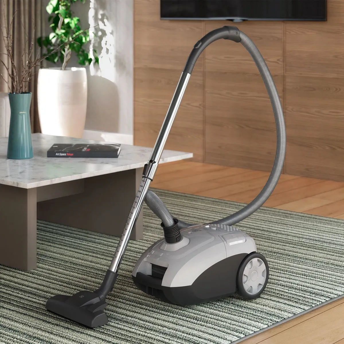 Aspiradora con Bolsa Electrolux Ciclónica 1800W Filtro HEPA Experience SonicPro BGG30 Gris