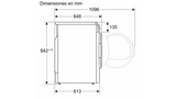 Secadora de Condensación 8 Kg WPG23100CL Blanca Bosch