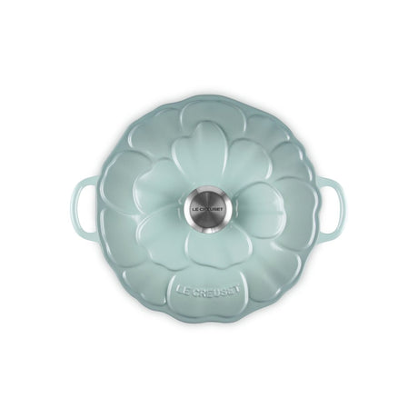 Cocotte Baja Pétalos 26 cm Sea Salt Le Creuset