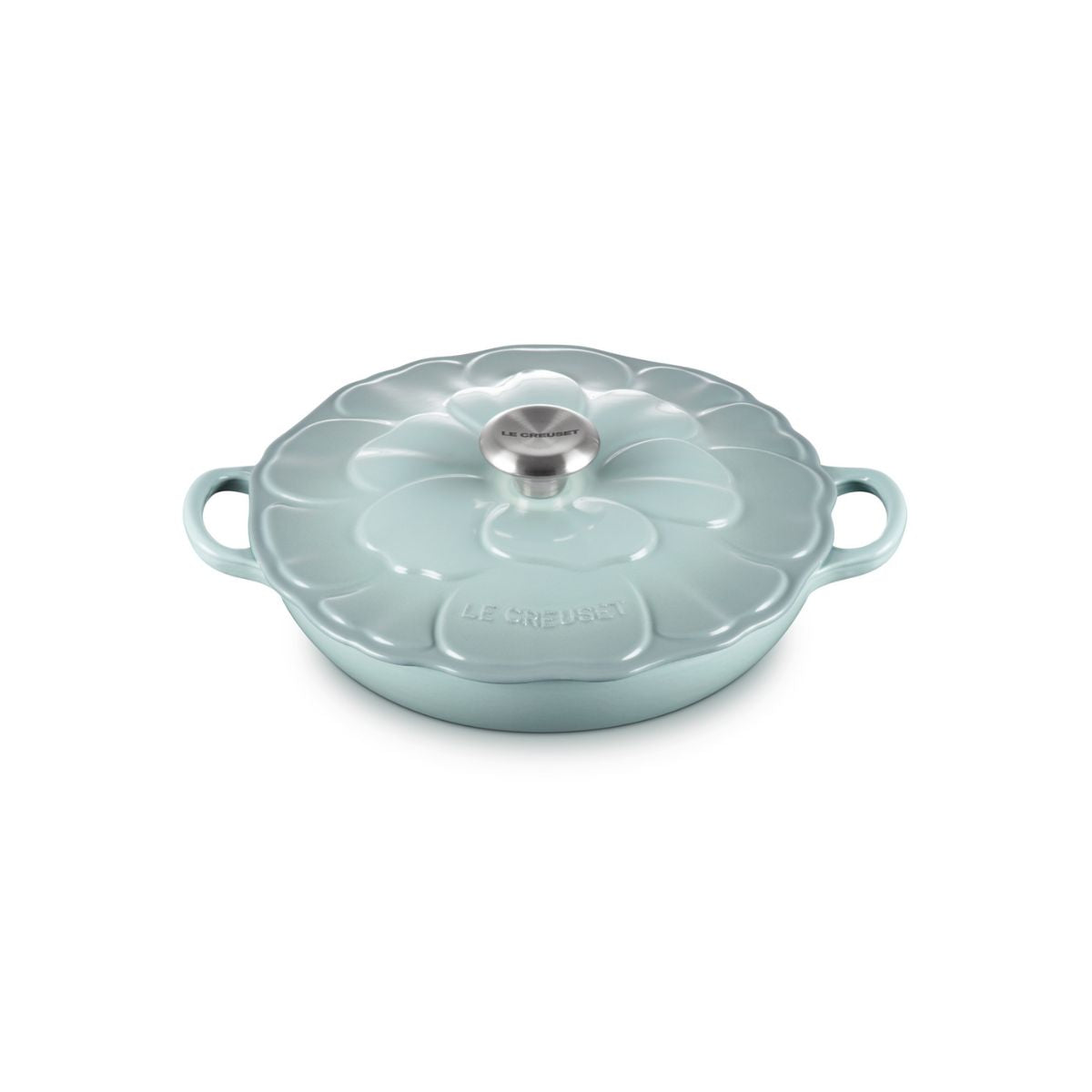 Cocotte Baja Pétalos 26 cm Sea Salt Le Creuset