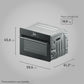 Horno Electrolux 50L Experience Air Fryer, PerfectCook360 y Panel Touch OE5EA