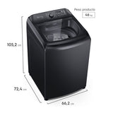 Lavadora Carga Superior 22 kg Negra Electrolux LS22Y