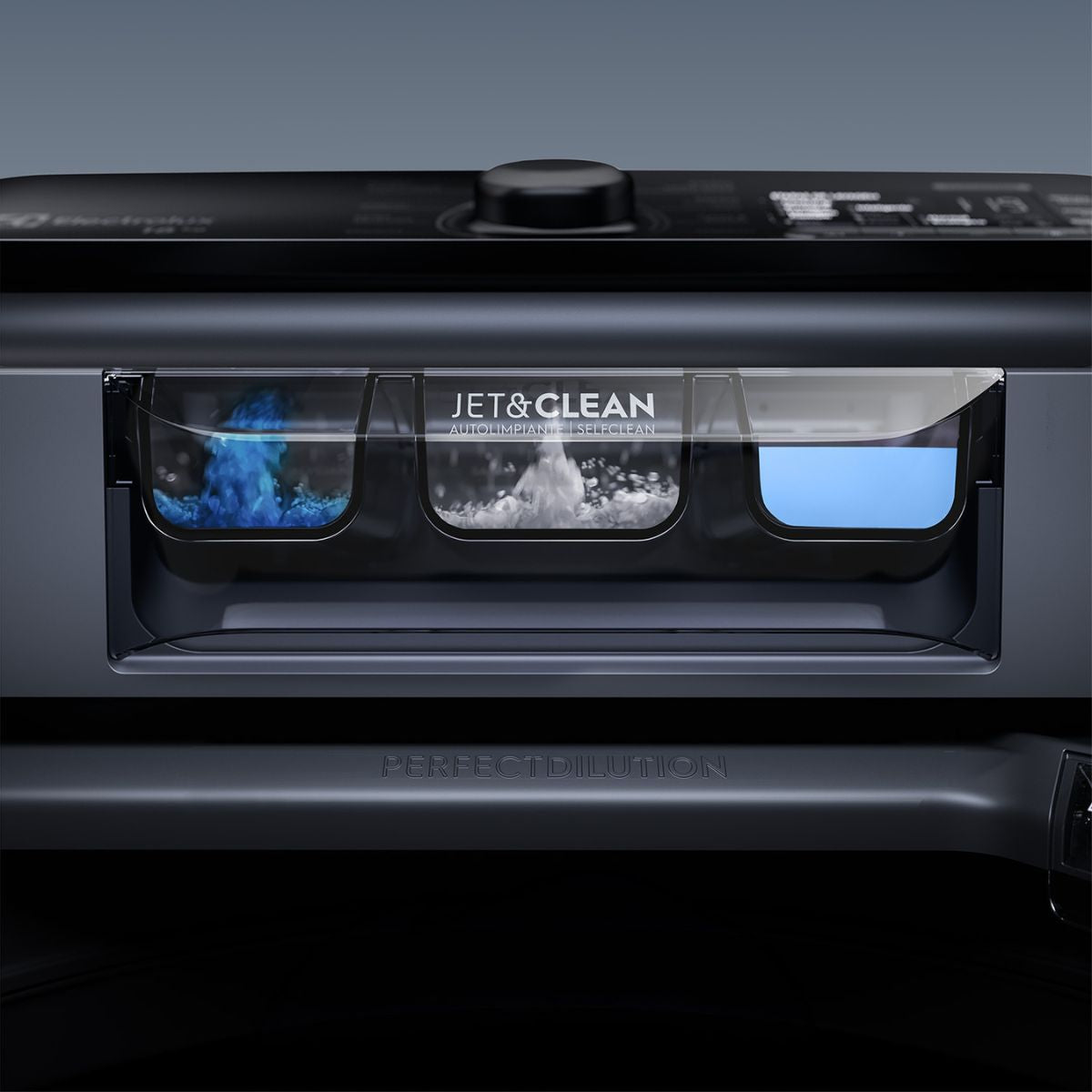 Lavadora Carga Superior 21 kg Negra Electrolux LEB21