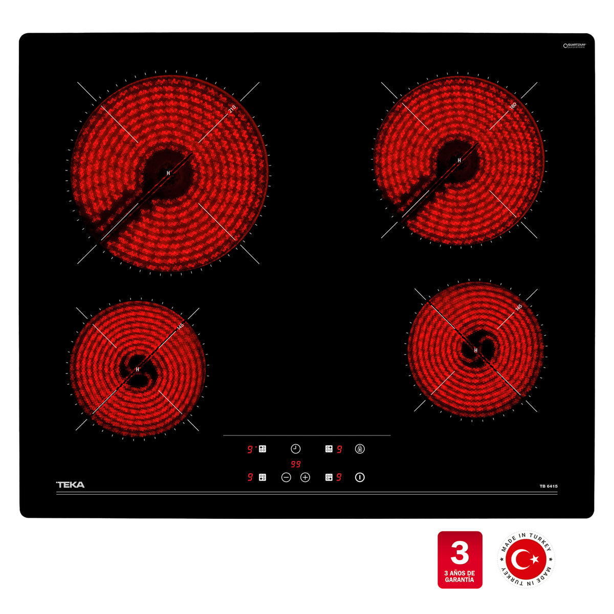 Encimera TB 6415 Vitro "Touch Control" Teka