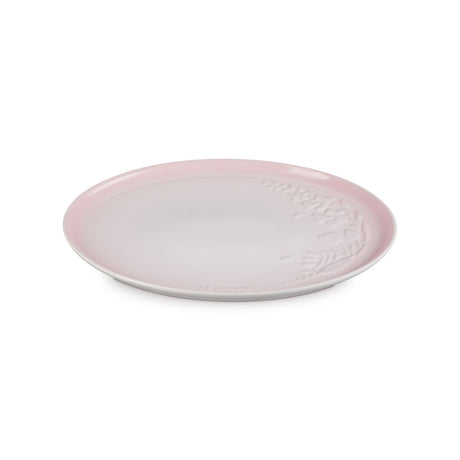 Bandeja Ovalada Jardín Relieve 36 cm Shell Pink Le Creuset