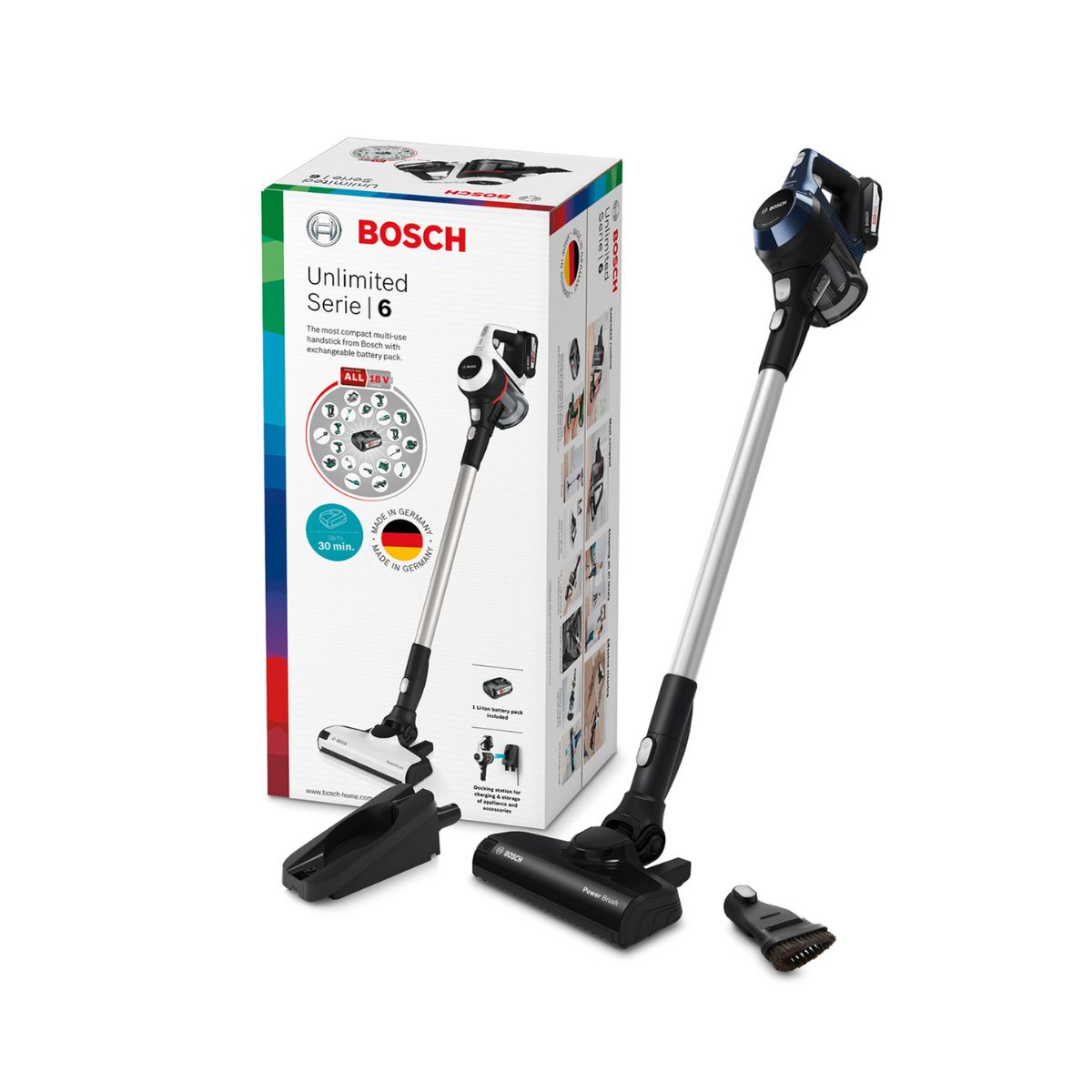 Aspiradora Inalámbrica Unlimited BBS611PCK Serie 6 Bosch